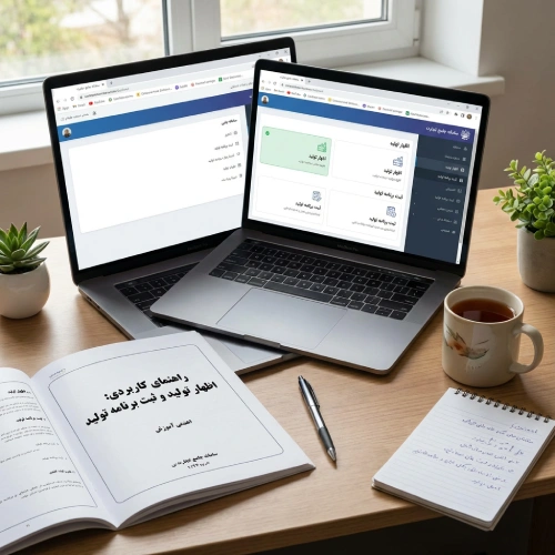 آموزش اظهار تولید و ثبت برنامه تولید در سامانه جامع تجارت